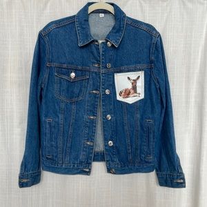 Burberry Deer Denim Jacket